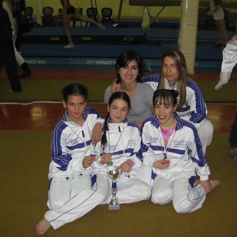 Premiazione delle atlete dell'A.S.D. Ginnastica Artistica Foligno