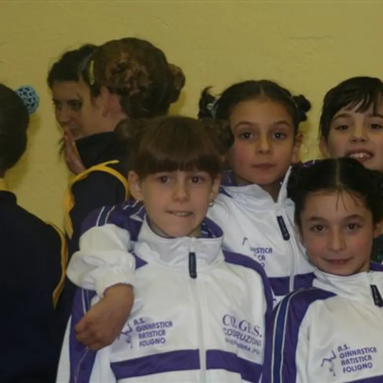 Premiazione delle atlete dell'A.S.D. Ginnastica Artistica Foligno