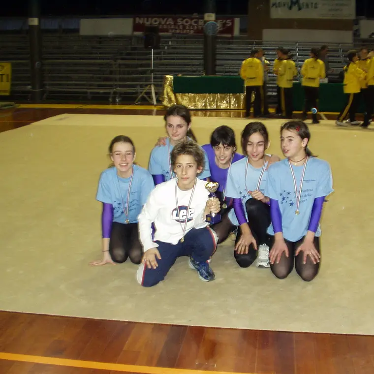 Premiazione delle atlete dell'A.S.D. Ginnastica Artistica Foligno