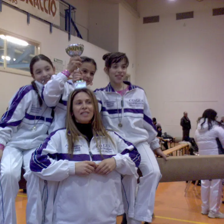 Premiazione delle atlete dell'A.S.D. Ginnastica Artistica Foligno